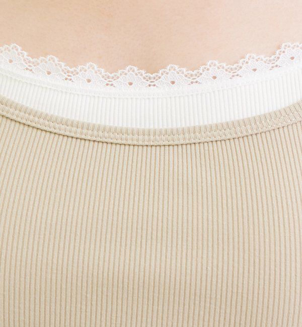  「パット付きレイヤードキャミソール」|キャミソール|