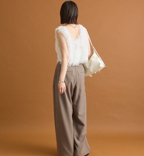  「ドロストダブルベルトパンツ」|チノ|