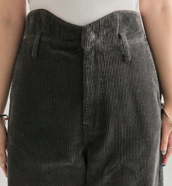  「コーデュロイ ウェーブパンツ」|チノ|