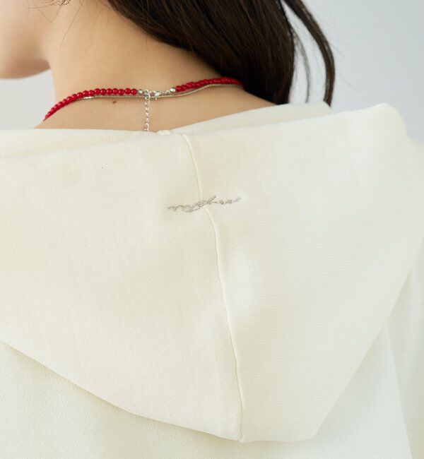  「ラインストーンフーディーニット」|パーカー|