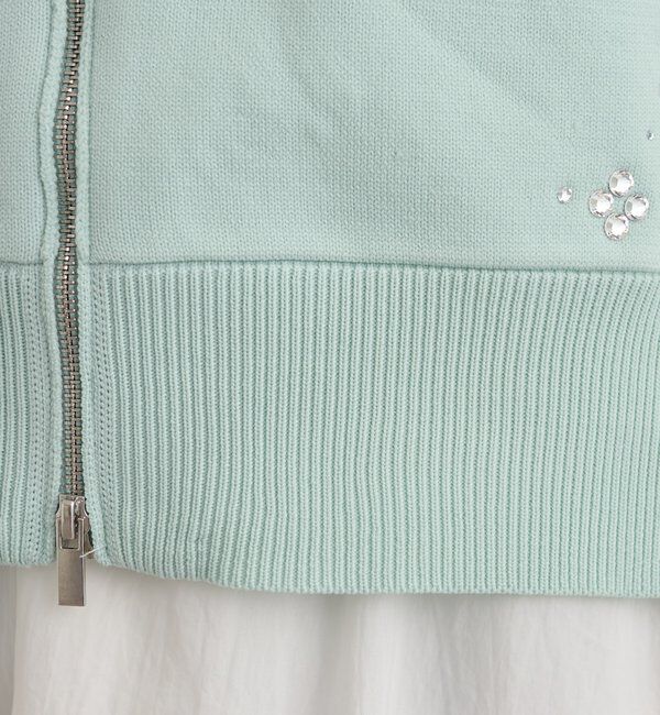  「ラインストーンフーディーニット」|パーカー|