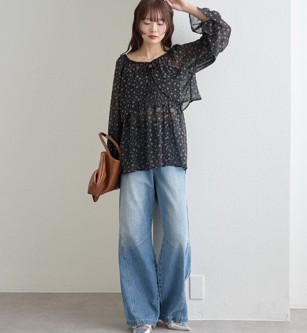  「シアーフラワーキャミボレロSET」|シャツ・ブラウス|