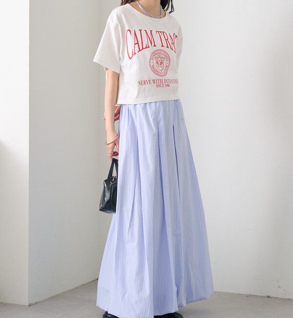  「ストライプバルーンスカート」|スカート|