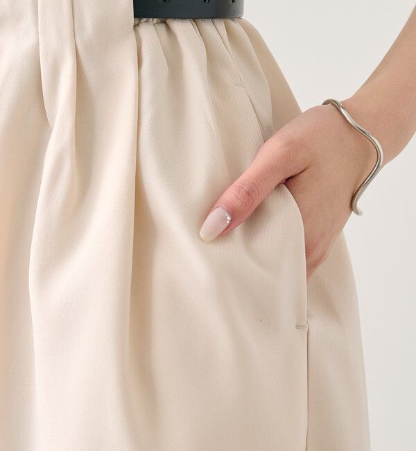  「ベルト付きボリュームスラックス」|チノ|