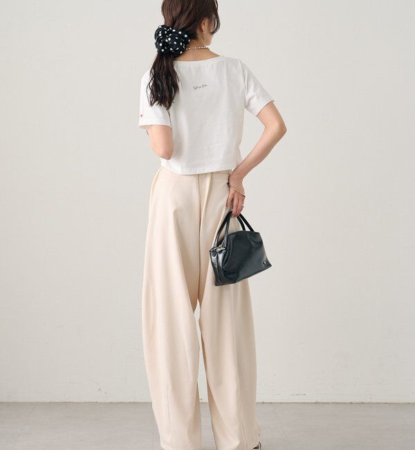  「ベルト付きボリュームスラックス」|チノ|