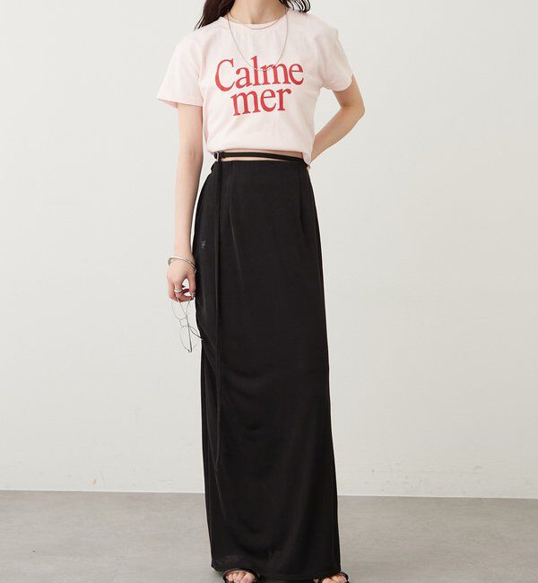  「マルチベルト付きカラーネットスカート」|スカート|