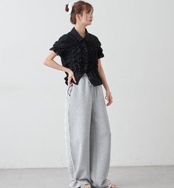  「シャーリングシェイプシャツ」|シャツ・ブラウス|