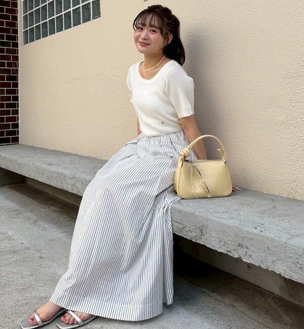  「【@__misa__03企画】プレート付きドッキング半袖ワンピース」|ワンピース|