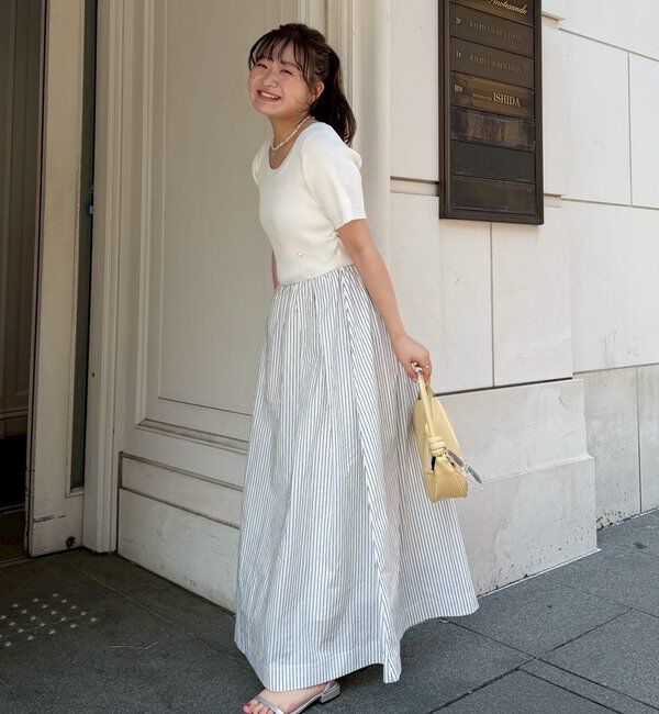  「【@__misa__03企画】プレート付きドッキング半袖ワンピース」|ワンピース|