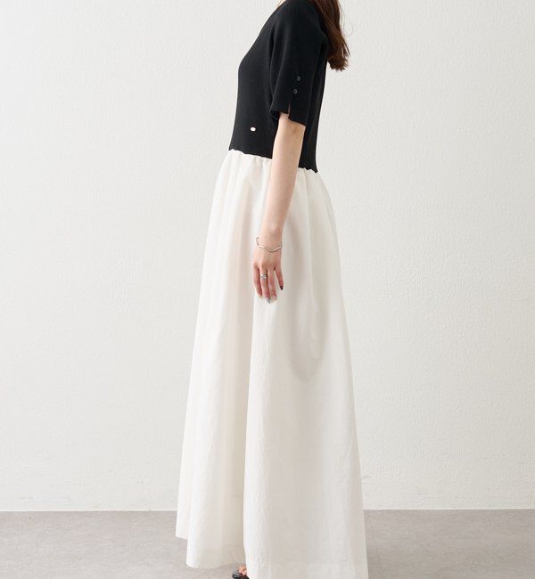  「【@__misa__03企画】プレート付きドッキング半袖ワンピース」|ワンピース|