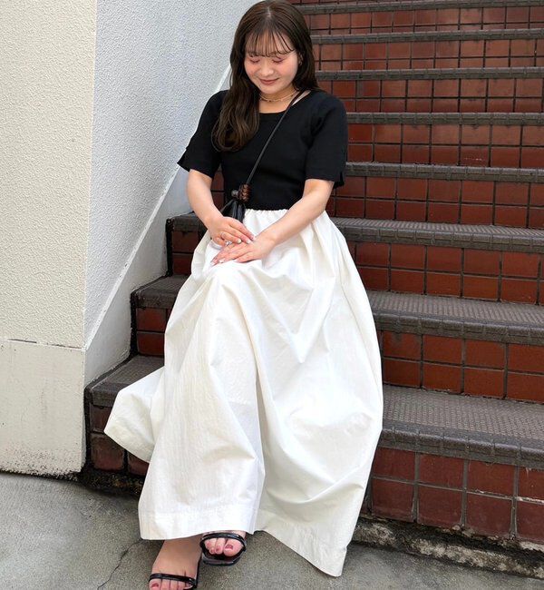  「【@__misa__03企画】プレート付きドッキング半袖ワンピース」|ワンピース|