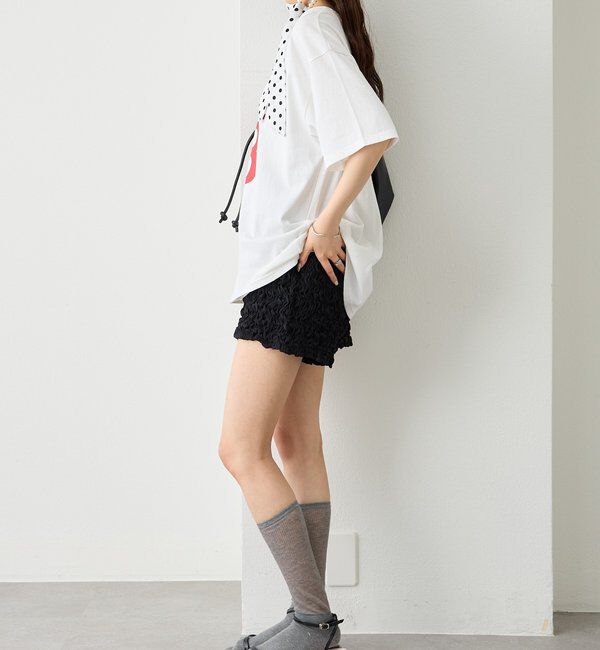  「エアリーシャーリングショートパンツ」|チノ|