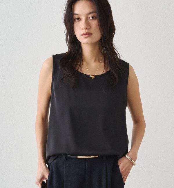  「サテンインナータンク」|シャツ・ブラウス|