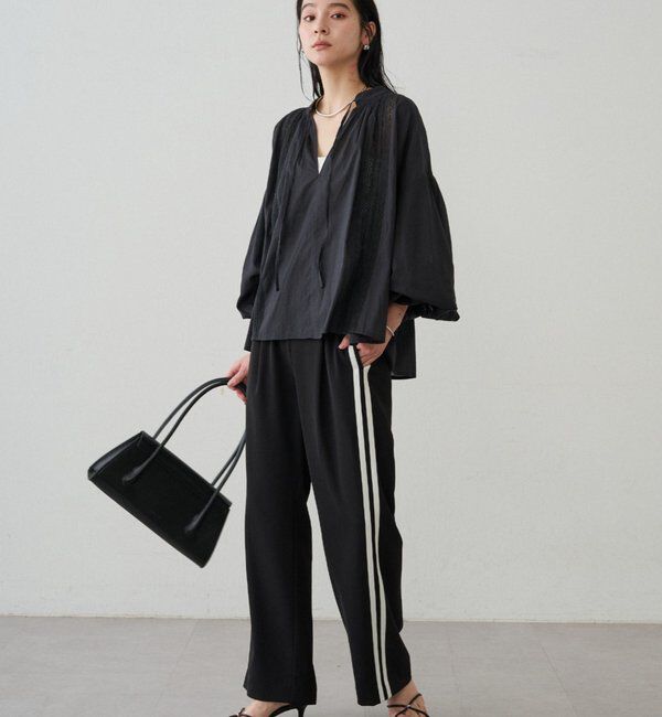  「【INDIA】スキッパーレースブラウス」|シャツ・ブラウス|