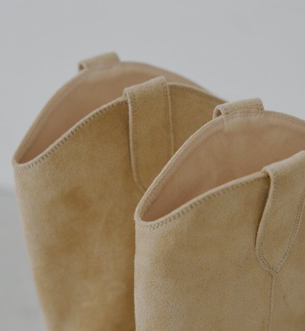  「ショート丈ウエスタンブーツ」|ショートブーツ|