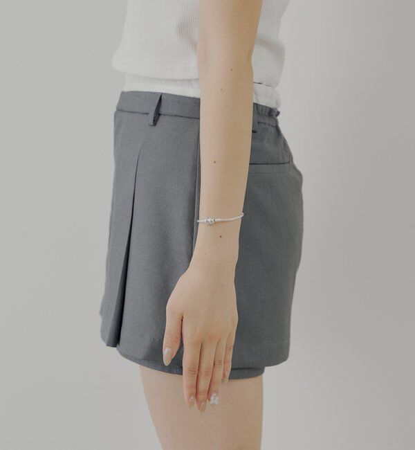  「ボックスプリーツレイヤードスカパン」|スカート|