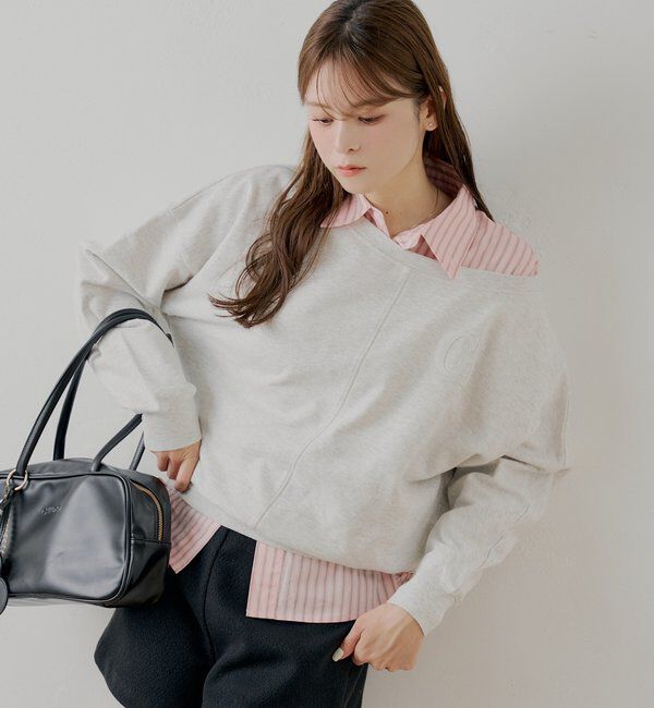  「ワンショルルーズスウェット」|Tシャツ・カットソー|