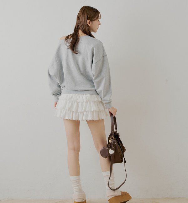  「ワンショルルーズスウェット」|Tシャツ・カットソー|