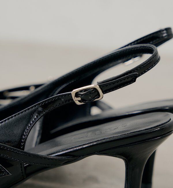  「ベルト付きミュール」|パンプス|