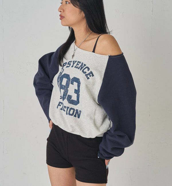  「エリオットナンバリングワンショルダースウェット」|Tシャツ・カットソー|