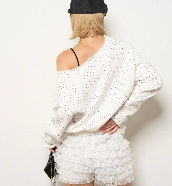  「エリオットナンバリングワンショルダースウェット」|Tシャツ・カットソー|