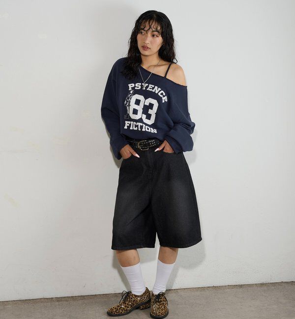  「エリオットナンバリングワンショルダースウェット」|Tシャツ・カットソー|