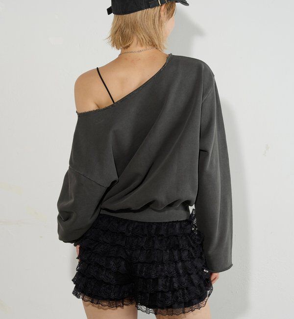  「エリオットナンバリングワンショルダースウェット」|Tシャツ・カットソー|