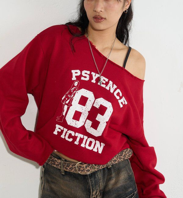  「エリオットナンバリングワンショルダースウェット」|Tシャツ・カットソー|