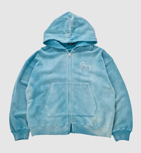  「【SLOPPY】 ラインストーンジップパーカー」|パーカー|