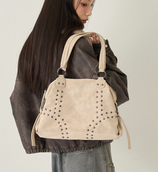  「3way ヴィンテージライクレザーボアブルゾン」|ブルゾン・スタジャン|