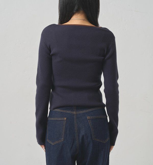  「リンガーヘンリーネックニット」|ニット・セーター|