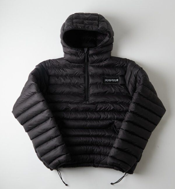  「【Sourcream】中綿ハーフジップフードプルオーバー」|ブルゾン・スタジャン|