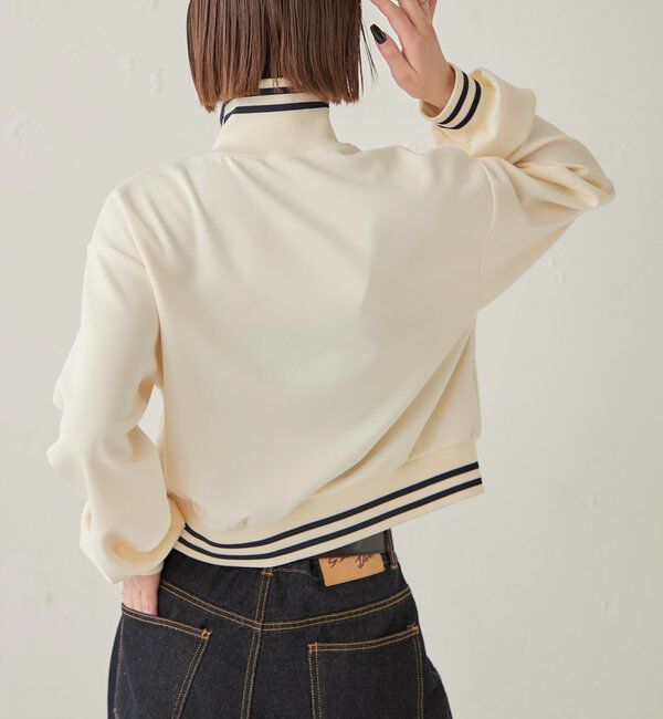  「Sロゴコンパクトトラックジャケット」|ブルゾン・スタジャン|