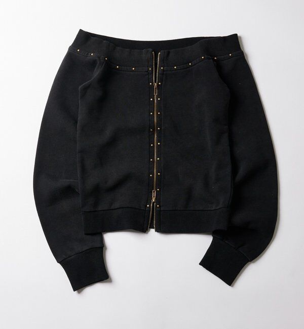  「フロントジップスタッズオフショル」|Tシャツ・カットソー|