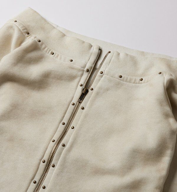  「フロントジップスタッズオフショル」|Tシャツ・カットソー|