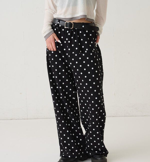  「ドットスラッシュポケットスウェットパンツ」|チノ|