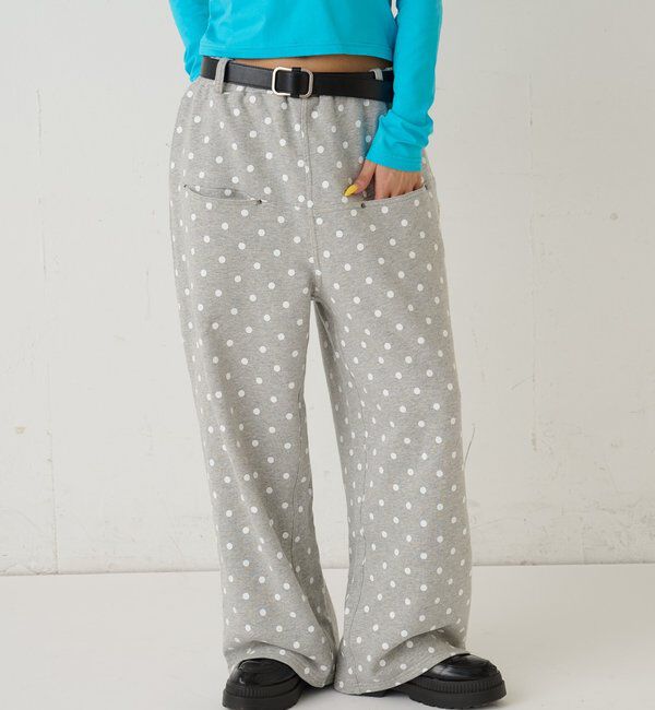  「ドットスラッシュポケットスウェットパンツ」|チノ|