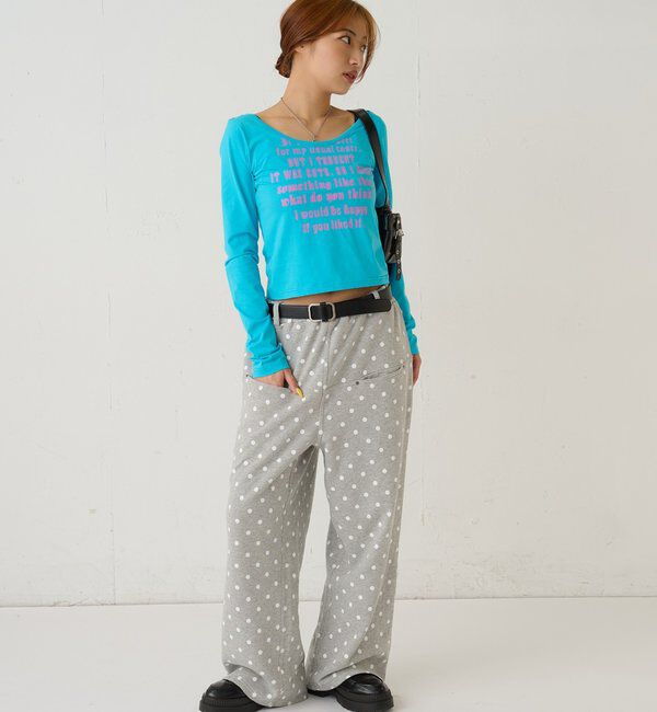  「ドットスラッシュポケットスウェットパンツ」|チノ|