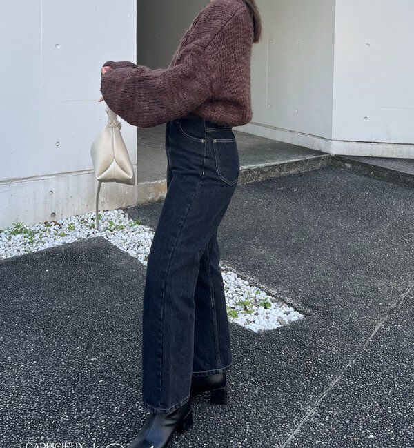  「【LE'MAGE&times;gemeilコラボ】スラブジップカーディガン」|カーディガン|