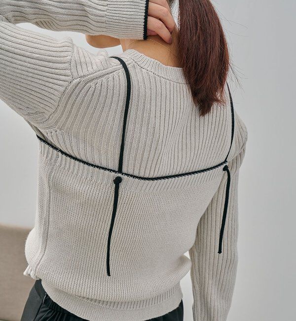  「メランジキャミSETカーディガン」|カーディガン|