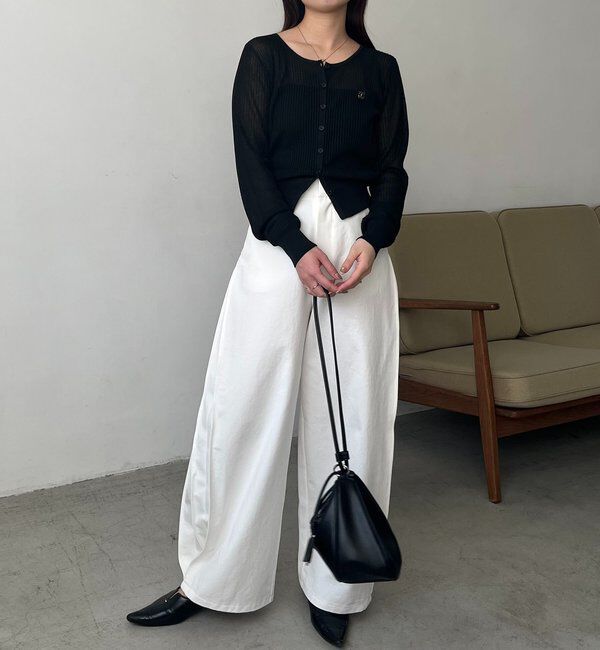  「【低身長サイズあり】サイドタックパンツ」|チノ|