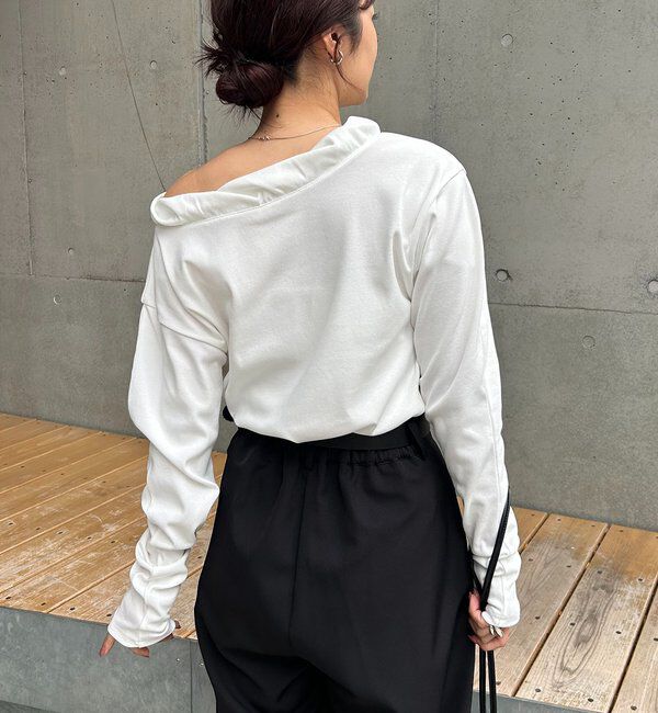  「バルーンネックロンT」|Tシャツ・カットソー|