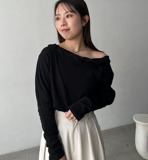  「バルーンネックロンT」|Tシャツ・カットソー|