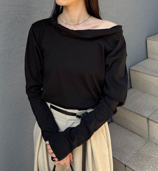  「バルーンネックロンT」|Tシャツ・カットソー|