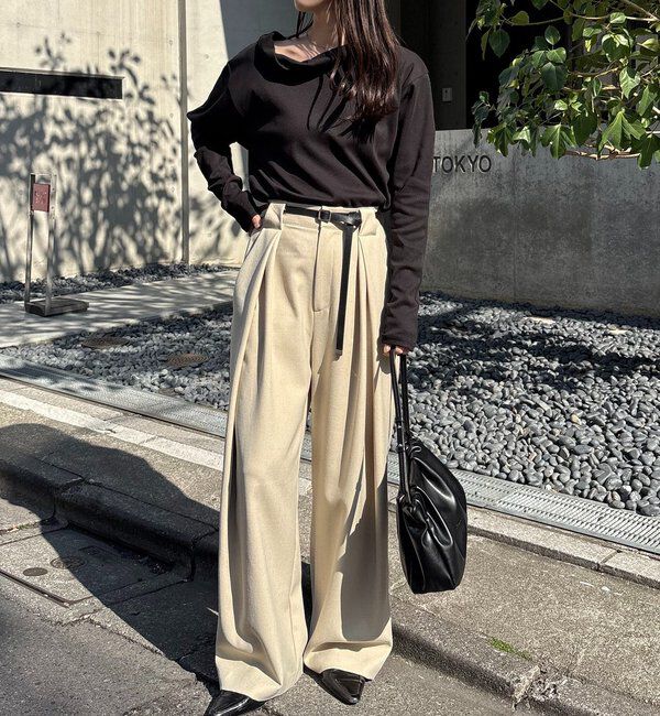  「バルーンネックロンT」|Tシャツ・カットソー|