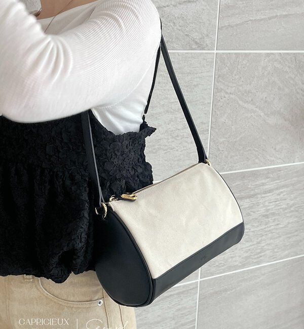  「【LE'MAGE&times;gemeilコラボ】3WAYキャンバスエッグショルダーバッグ」|トートバッグ|