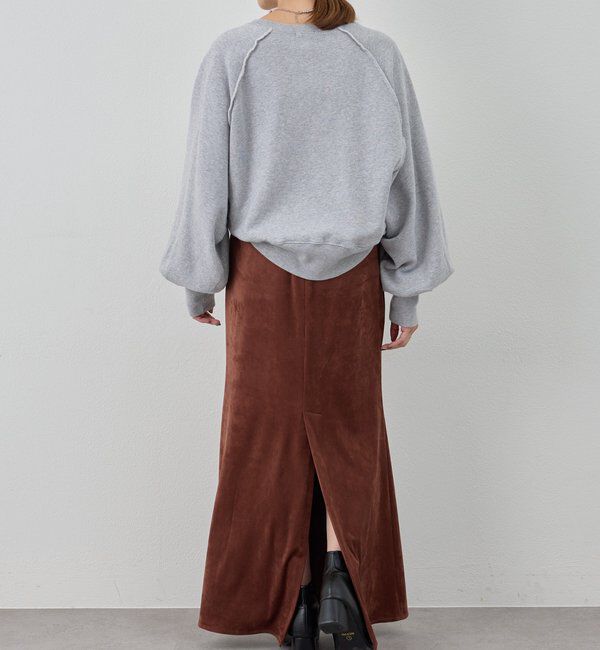  「フェイクスウェードスカート」|スカート|