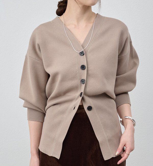  「スムースシェイプカーディガン」|カーディガン|
