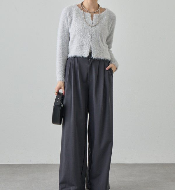  「ラメシャギーニットカーデ」|カーディガン|