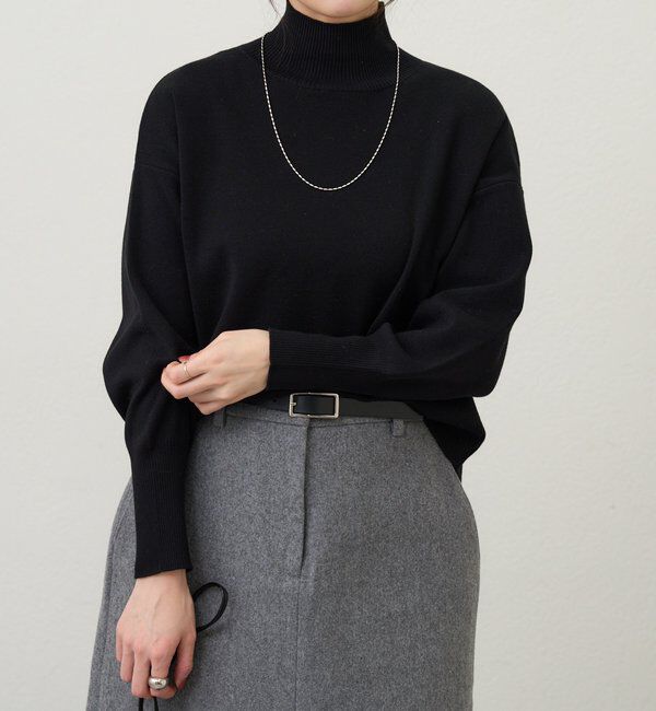  「総針ハイネックニット」|パーカー|